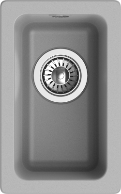 Мойка для кухни 305x455 Berkana Rivelato, серая арт. BK-25 grigio metallizzato Мойка для кухни 305x455 Berkana Rivelato, серая арт. BK-25 grigio metallizzato