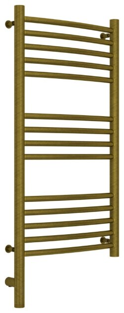 Электрический полотенцесушитель Богема 3.0 выгнутая 800х400 МЭМ левый (состаренная бронза) Сунержа арт. 05-5802-8040