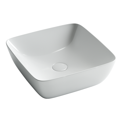 Ceramica Nova Раковина накладная квадратная (белый) Form арт. CN2002