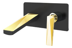 Boheme Смеситель для раковины черный, золото Venturo арт. 385-B Boheme Смеситель для раковины черный, золото Venturo арт. 385-B