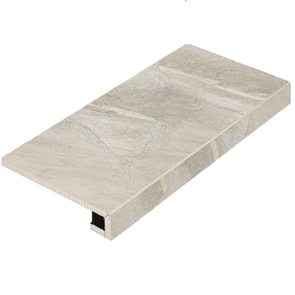 Italon Ступень Mineral White Scal Front 33x60, под бетон, цемент, камень Magnetique x2 - 620070000694