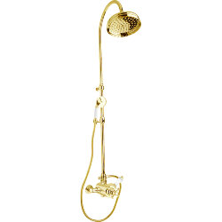 Cezares Душевая система с термостатом Золото 24 карат VENEZIA Золото 24 карат - VENEZIA-CD-T-03/24-Bi Cezares Душевая система с термостатом Золото 24 карат VENEZIA Золото 24 карат - VENEZIA-CD-T-03/24-Bi