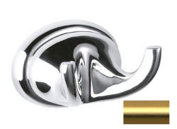 Remer Двойной крючок для халата | полотенца Серия 900 NV50BG, цвет: золото