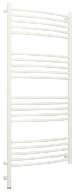Электрический полотенцесушитель Богема 3.0 выгнутая 1200х600 МЭМ левый (матовый белый) Сунержа арт. 30-5802-1260