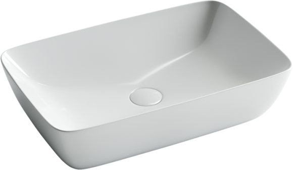 Ceramica Nova Раковина накладная прямоугольная (белый) Form арт. CN2003