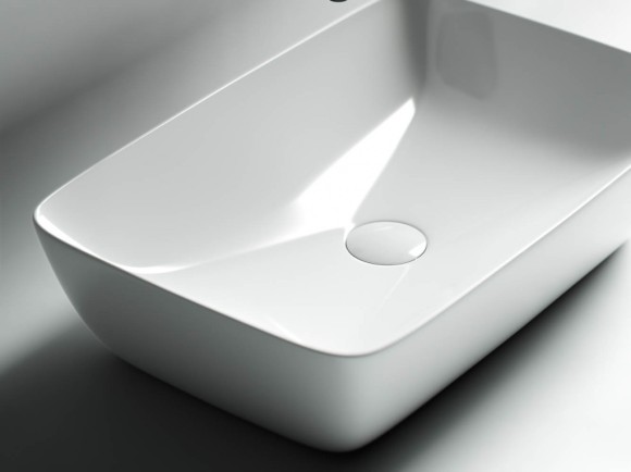 Ceramica Nova Раковина накладная прямоугольная (белый) Form арт. CN2003