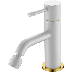 Boheme Смеситель для биде, uno. Белый золото Uno арт. 466-WG Boheme Смеситель для биде, uno. Белый золото Uno арт. 466-WG