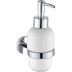 Allen Brau Дозатор для жидкого мыла Priority, белый, хром - 6.31006-00