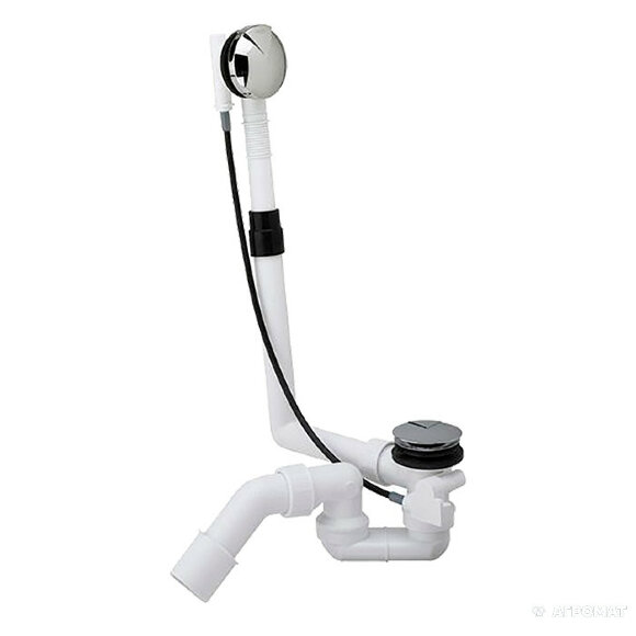 Bette Слив-перелив с наполнением Multiplex Trio MT5, удлиненный, хром арт. B606-901 cr