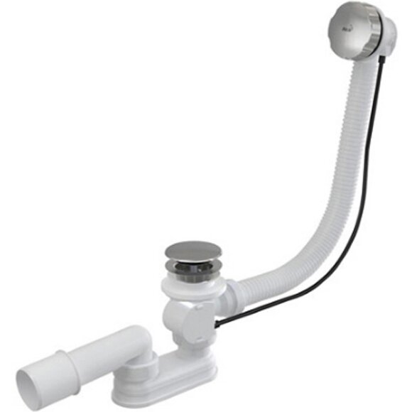 Alcaplast Слив-перелив (a55km) полуавтомат, хром арт. AG210125260