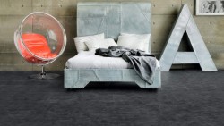 Alpine floor Кварцвиниловая плитка скол обсидиана, черный - ЕСО 8-4