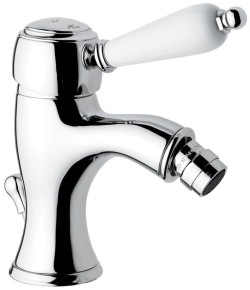 Emmevi однорычажный смеситель для биде (излив 10,5 см), с донным клапаном, Laguna, хром арт. 40064/CR Emmevi однорычажный смеситель для биде (излив 10,5 см), с донным клапаном, Laguna, хром арт. 40064/CR