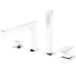 Cezares Смеситель на борт ванны PORTA Белый матовый - PORTA-BVDM4-BIO Cezares Смеситель на борт ванны PORTA Белый матовый - PORTA-BVDM4-BIO