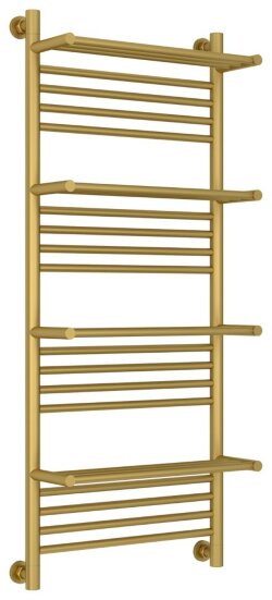 Водяной полотенцесушитель Богема 4 полки+ 1200х500 (матовое золото) Сунержа арт. 032-0224-1250 Водяной полотенцесушитель Богема 4 полки+ 1200х500 (матовое золото) Сунержа арт. 032-0224-1250