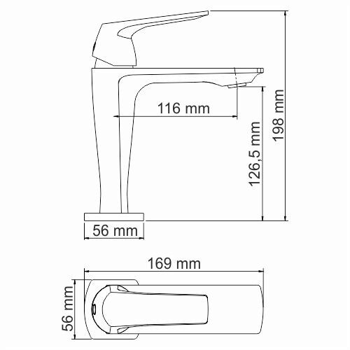 WasserKRAFT Смеситель для раковинаа neime 1903 цвет: хром WasserKRAFT Смеситель для раковинаа neime 1903 цвет: хром