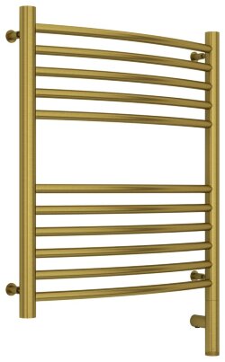Электрический полотенцесушитель Богема 3.0 выгнутая 600х500 МЭМ правый (состаренная латунь) Сунержа арт. 051-5803-6050