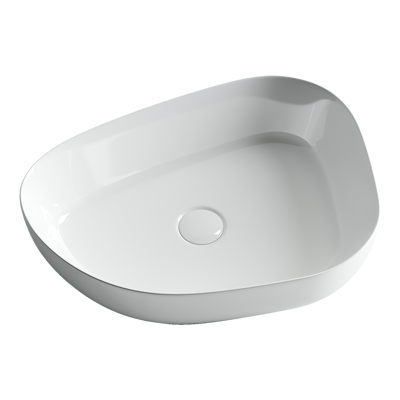 Ceramica Nova Раковина накладная ассиметричной формы (белый) Element арт. CN5003