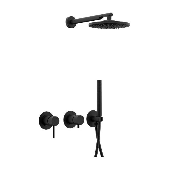 Remer Душевой комплект X Style X96S02ONO, цвет: черный