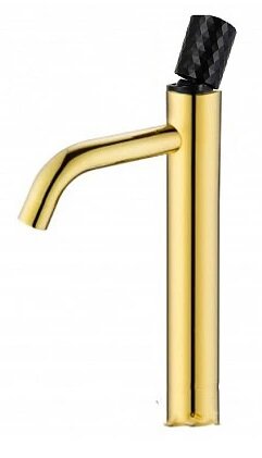 Boheme Смеситель для умыв. Выс. Gold matt black Stick арт. 122-GB