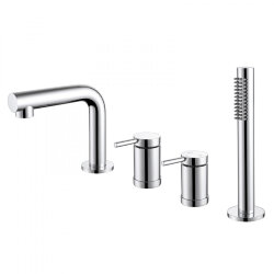 Abber Смеситель на борт ванны Emotion, хром арт. AF8813 Abber Смеситель на борт ванны Emotion, хром арт. AF8813