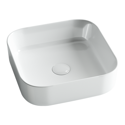 Ceramica Nova Раковина накладная квадратная (белый) Element арт. CN6012