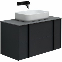 Allen Brau Тумба под раковину Reality, антрацит матовый - 1.32006.AM