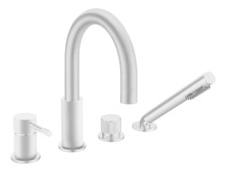 Boheme смеситель врезной на борт ванны uno, matt white арт. 460-MW Boheme смеситель врезной на борт ванны uno, matt white арт. 460-MW