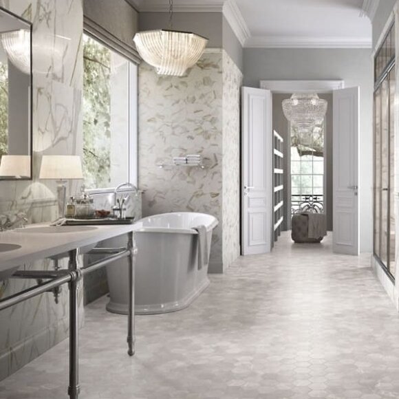 Italon Карандаш Statuario spigolo A.E. 1x25, под мрамор Charme evo - 600090000341