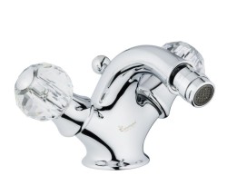 Emmevi смеситель cristall с донным клапаном для биде, Deco Cristall, хром арт. 12014CRICR Emmevi смеситель cristall с донным клапаном для биде, Deco Cristall, хром арт. 12014CRICR