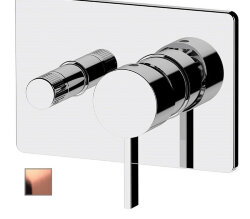 Remer Смеситель для ванны и душа Metrica MC09HRGRP скрытого монтажа, медь матовый Remer Смеситель для ванны и душа Metrica MC09HRGRP скрытого монтажа, медь матовый