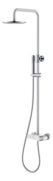 Boheme стойка для душа со смесителем white chrome, Stick арт. 128-WCR