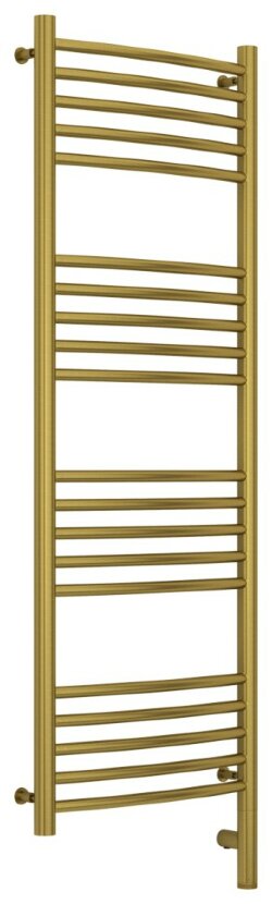 Электрический полотенцесушитель Богема 3.0 выгнутая 1200х400 МЭМ правый (состаренная латунь) Сунержа арт. 051-5803-1240
