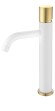 Boheme Смеситель для умыв. Выс. White touch gold Stick арт. 122-WG.2