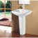 Azario Раковина с пьедесталом ELANA 560х440х835 ELANA арт. AZ-334P