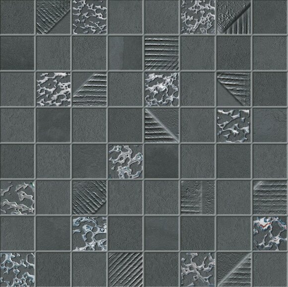 Ibero Мозаика Mos cromat one carbon 30x30 CROMAT-ONE, под мозаику - 78798307