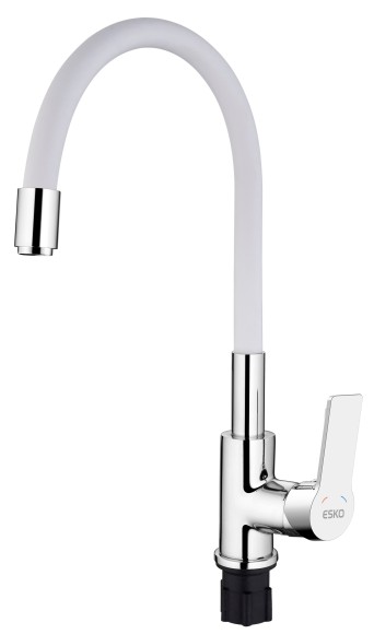Смеситель для кухни с R-изливом Esko Coral, хром арт. CL 519 W