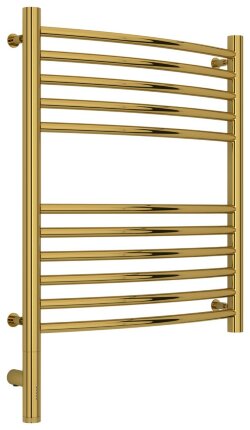 Электрический полотенцесушитель Богема 3.0 выгнутая 600х500 МЭМ левый (золото) Сунержа арт. 03-5802-6050