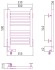 Электрический полотенцесушитель Модус 2.0 500х300 МЭМ левый (без покрытия) Сунержа арт. 00-5600-5030