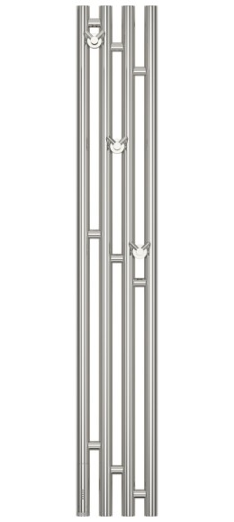 Электрический полотенцесушитель Кантата 3.0 1200х159 левый (без покрытия) Сунержа арт. 00-5846-1216