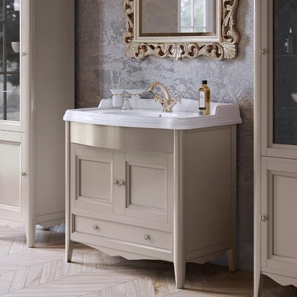 Tiffany World База с раковиной simas ar864bi*1 90х56см, напольная, с 1отв., 2 распашные дверки+1 выдв.Ящик, доводч. Blum, ручки: riflesso бронза, Veronica, tortora VER3090-T+AR864bi*1 комплект Tiffany World База с раковиной simas ar864bi*1 90х56см, напольная, с 1отв., 2 распашные дверки+1 выдв.Ящик, доводч. Blum, ручки: riflesso бронза, Veronica, tortora VER3090-T+AR864bi*1 комплект