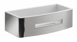 Gedy Решётка прямоугольная 1-уровневая c ABS вкладышем (24х12,3хh7,2), хром арт. 7718(23) Gedy Решётка прямоугольная 1-уровневая c ABS вкладышем (24х12,3хh7,2), хром арт. 7718(23)