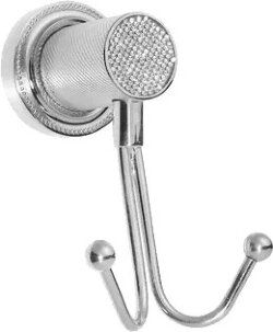 Boheme Двойной крючок латунь, стекло, хром Royal cristal арт. 10926-CR Boheme Двойной крючок латунь, стекло, хром Royal cristal арт. 10926-CR