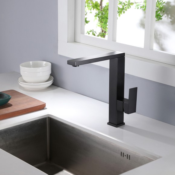 Abber Смеситель для кухни Daheim, черный арт. AF8214B