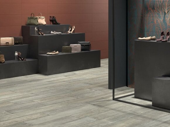 Italon Угловая ступень Аш угловая лев. 33х120, под дерево Groove - 620070001574