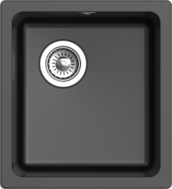 Мойка для кухни 415x455 Berkana Rivelato, черная арт. BK-35 nero Мойка для кухни 415x455 Berkana Rivelato, черная арт. BK-35 nero