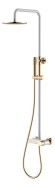 Boheme стойка для душа white diamond gold, Stick арт. 128-WG