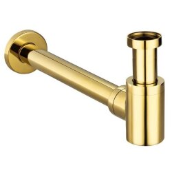 Remer Литой сифон для раковины и биде 958BDO, цвет: золото