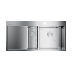 Omoikiri Кухонная мойка Akisame 100-2-IN-R, нержавеющая сталь арт. 4973547 Omoikiri Кухонная мойка Akisame 100-2-IN-R, нержавеющая сталь арт. 4973547