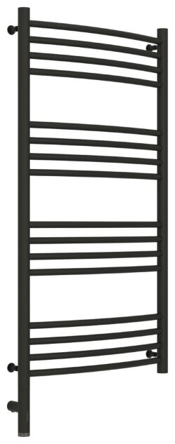 Электрический полотенцесушитель Богема 3.0 выгнутая 1000х500 МЭМ левый (тёмный титан муар) Сунержа арт. 15-5802-1050