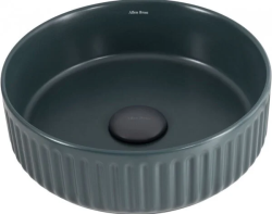 Allen Brau Раковина накладная 36x36 Fantasy, петроль - 4.11032.PT